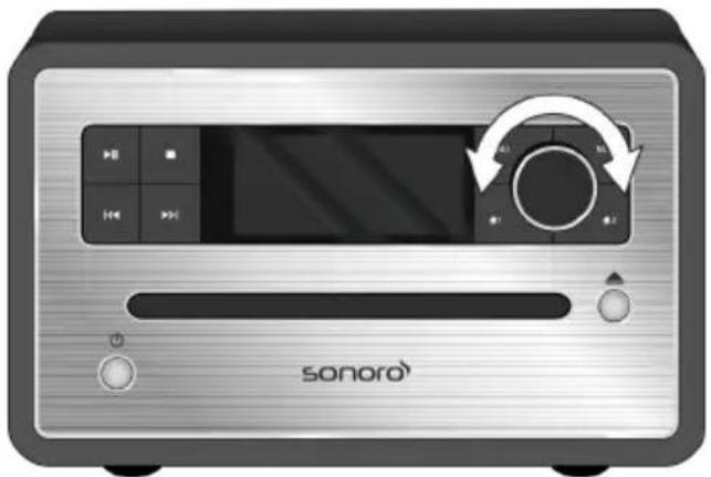 SONORO SO210 - Indstilling af lydstyrke - 1