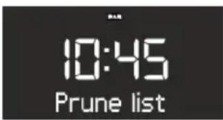 SONORO SO210 - Suppression des stations inactives – Prune list Condition préalable : - 1