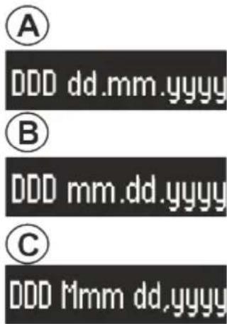 SONORO SO210 - Datumformaat instellen - 1