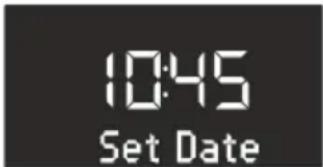 SONORO SO210 - Setting the date manually - 1