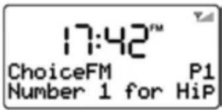 SCANSONIC PA3600 - Now playing information - 1