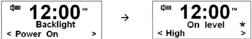 SCANSONIC DAB200 - Depuis le mode marche (Power on). - 1