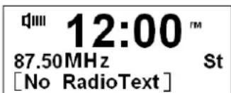 SCANSONIC DAB200 - Recherche de station en mode FM - 1