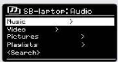 REVO SuperSystem - SHARED MEDIA (From a UPnP Media Server) - 1