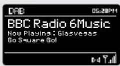 REVO SuperSystem - OPTIONS DU MENU DAB MODE - 1