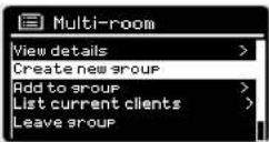 REVO SuperSystem - MULTIROOM MENU OPTIONS - 1