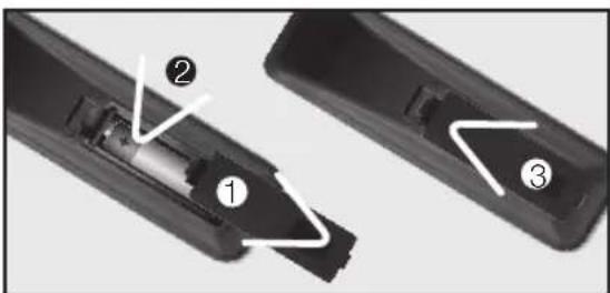 PEAQ PDR350BT - INSERIRE LE BATTERIE - 1