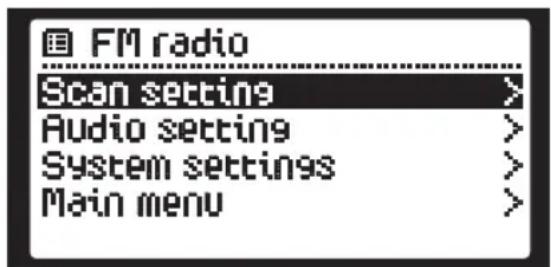 PEAQ PDR350BT - MENUFM - 1