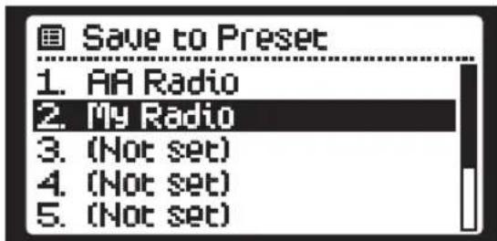 PEAQ PDR350BT - EMISORAS PREDEFINIDAS - 1