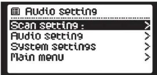 PEAQ PDR350BT - AUDIO SETTING - 1