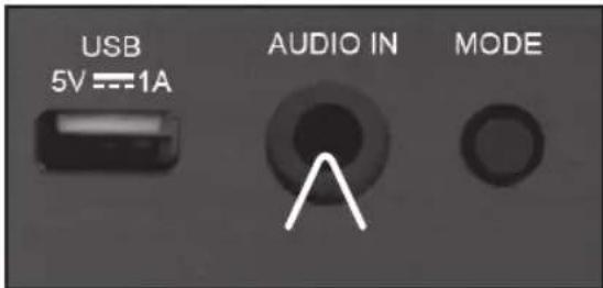 PEAQ PDR350BT - AUDIO-IN - 1