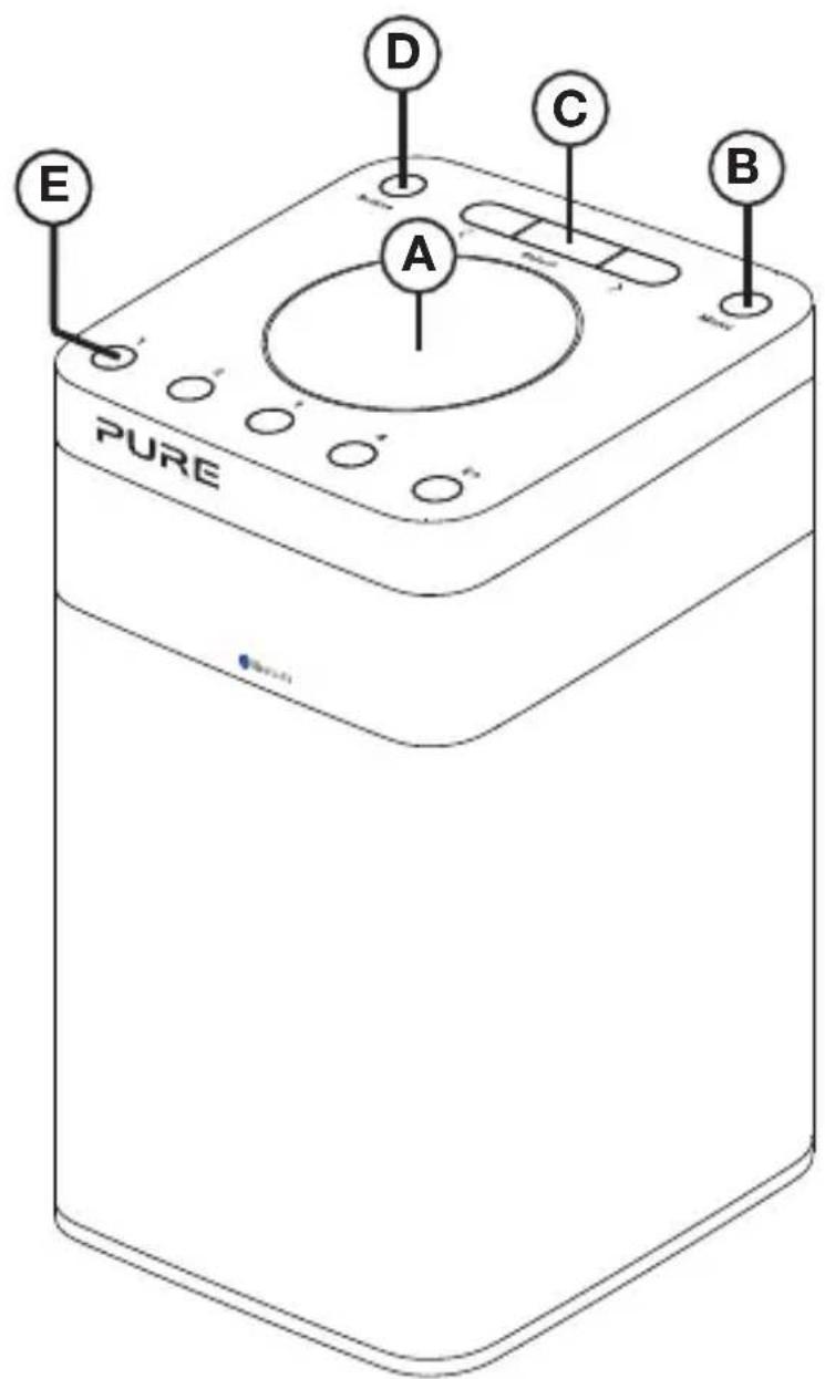 PURE Pop Midi with Bluetooth - Oberseite - 1