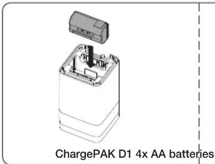 PURE Pop Midi with Bluetooth - Installing a ChargePAK D1 or four AA batteries - 3