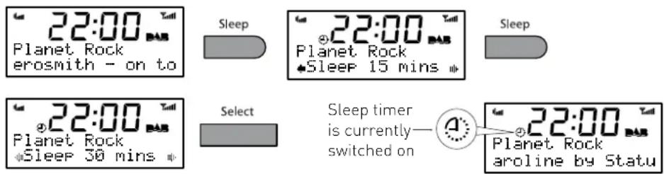 PURE Milano - Set the sleep timer - 1