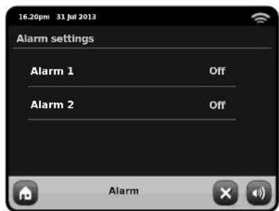 REVO Axis X3 - Alarm Settings - 1