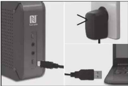 PEAQ PDR150BT - ŁADOWANIE BATERII - 1