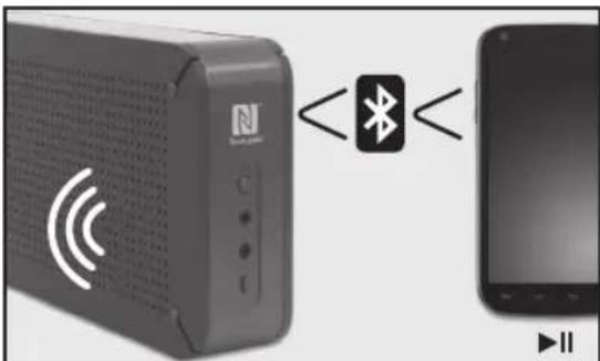 PEAQ PDR150BT - UPPSPELNINGSENHETER MED NFC - 1