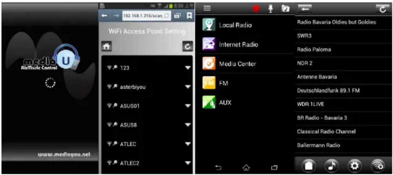 Envivo ENV1388 - BEDIENING VAN DE APP - 1