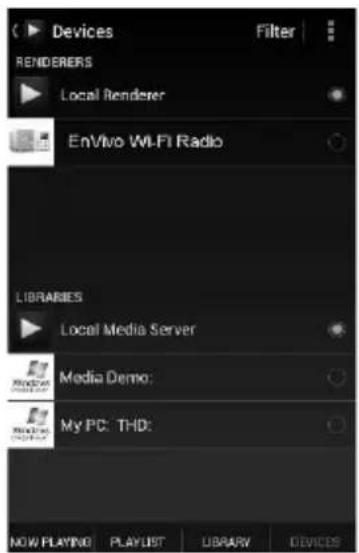 Envivo ENV1388 - Panneau de configuration> Réseau et Internet> Centre Réseau et partage> options de diffusion de médias - 5