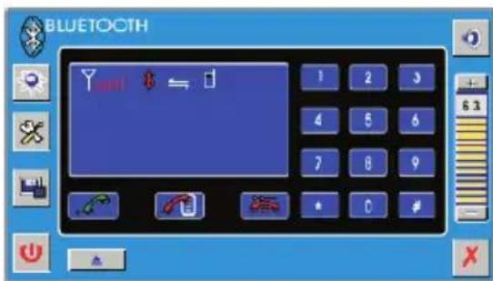 Marquant MCR1302 - Inscrite un numero de téléphone à travers le clavier numérique tactile - 1