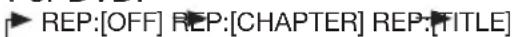 Marquant MCR1302 - Repeat play: when you want to repeat playing the whole disc or a track or a chapter in the disc. - 1