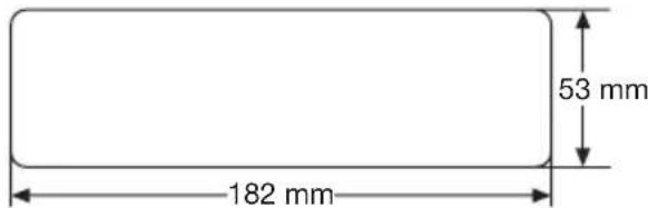 Marquant MCR1302 - DIN FRONT-MOUNT (Method A) Installation Opening - 1