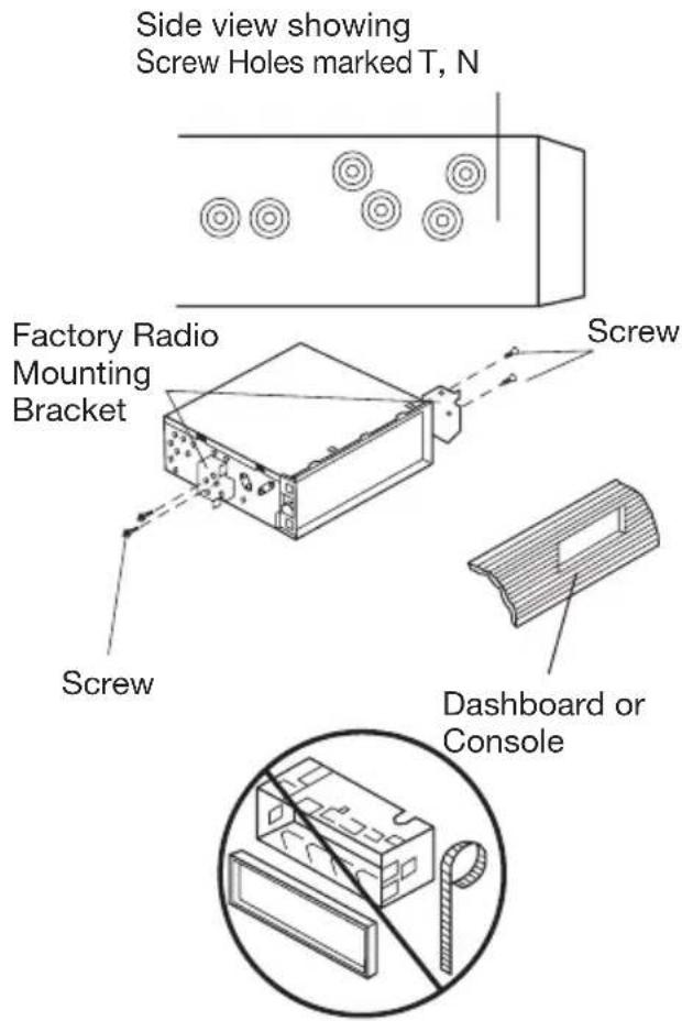 Marquant MCR1302 - DIN FRONT-MOUNT (Methode B) - 1