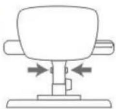 Autovision AV1101 - Retirez le lecteur/moniteur de l'appuie-tête en cas de non utilisation - 5