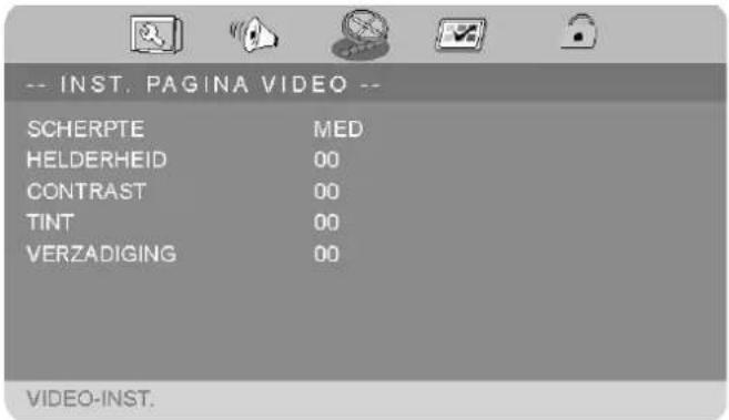 Autovision AV1101 - Menu INST. PAGINA VIDEO - 1