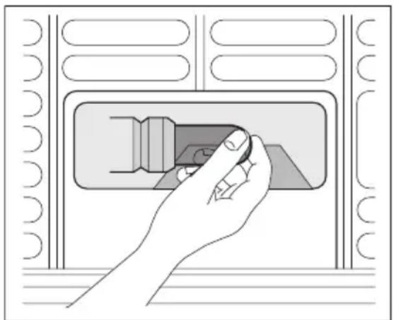 AEG-ELECTROLUX A82300HLW0 - Het lampje vervangen - 1