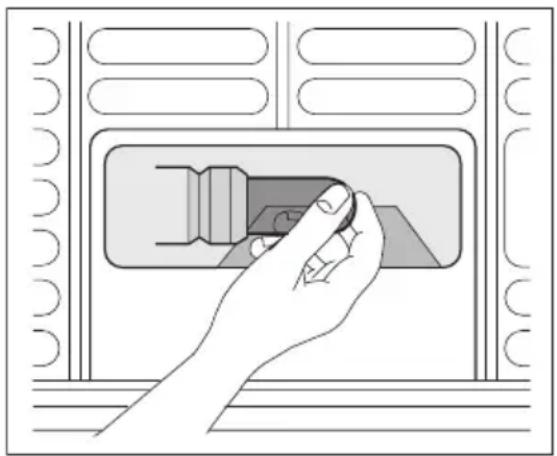 AEG-ELECTROLUX A82300HLW0 - Replacing the lamp - 1