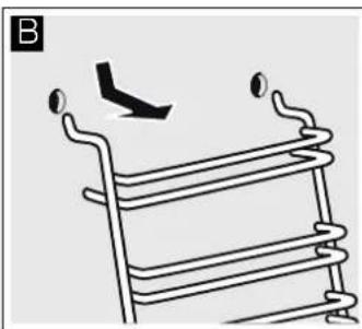 Junker JH23UB50 - Unhooking the rails - 2