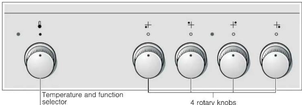 Junker JH11AA50 - Control panel - 1