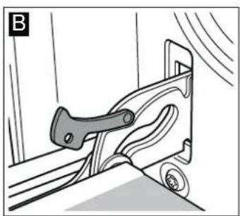 Junker JH11AA50 - Detaching and attaching the oven door - 2