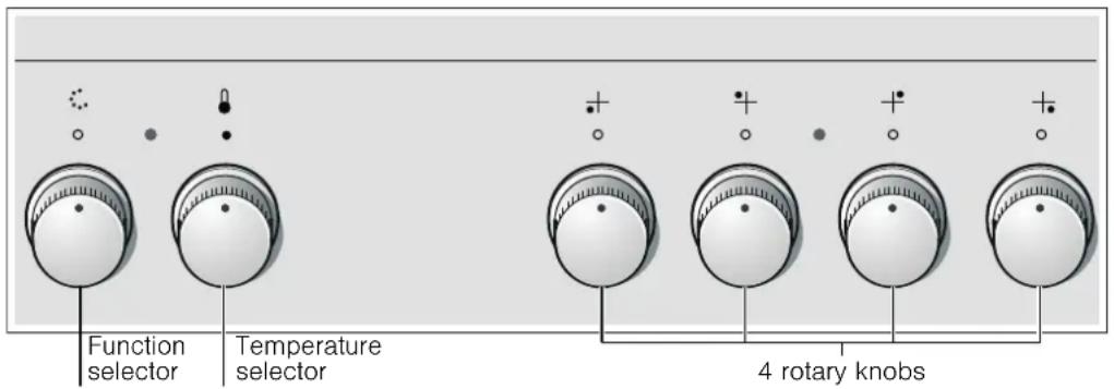 Junker JH13AA50 - Control panel - 1
