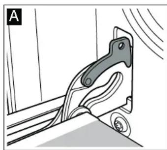 Junker JH23UA50 - Detaching and attaching the oven door - 1
