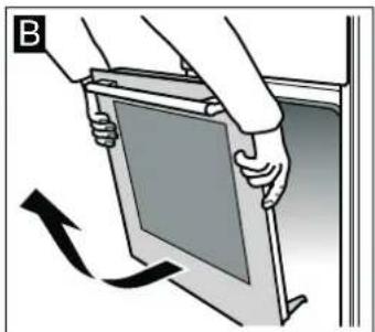 Junker JH23UA50 - Detaching the door - 2