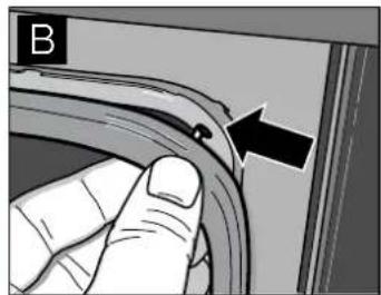 Junker JB33UK50 - Türscheibe einbauen - 2