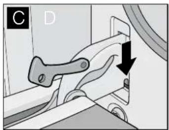 Junker JB33UC51 - Fitting the appliance door - 1