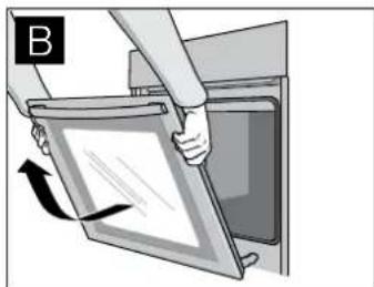 Junker JB33UC51 - Removing the appliance door - 3