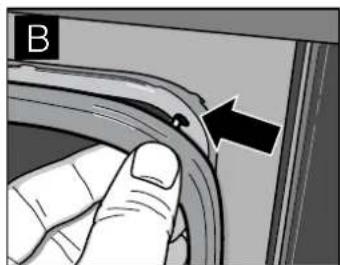 Junker JB33UC51 - Changing the door seal - 2
