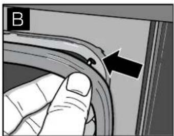 Junker JB33AC50 - Türscheibe einbauen - 2