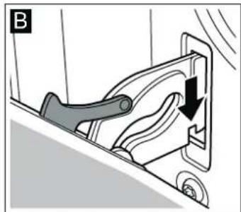 Junker JB23UK50 - Attaching the door - 2
