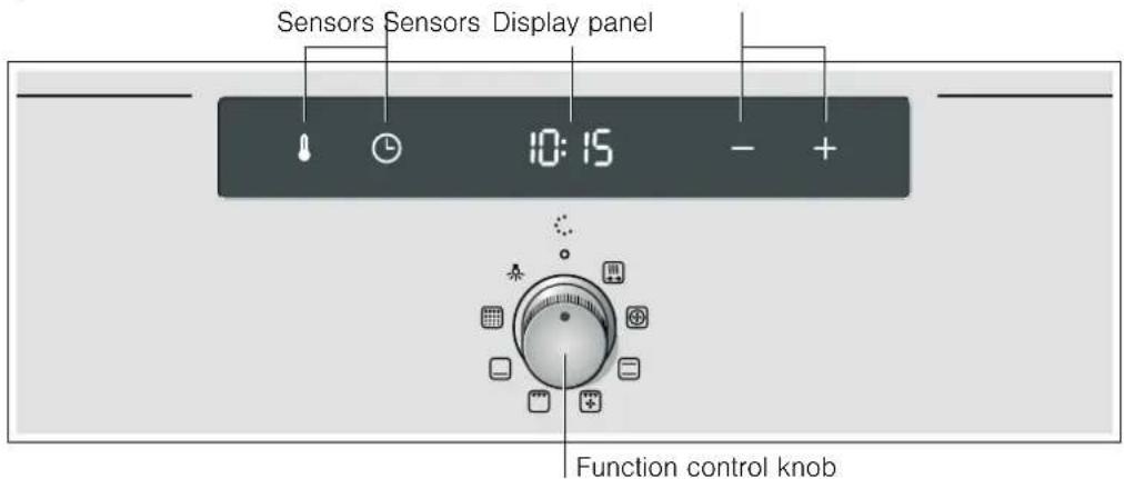 Junker JB23PP50 - Control panel - 1