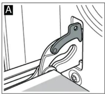 Junker JB23PP50 - Unhooking and hanging the oven door - 1