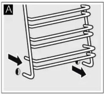 Junker JB11AC50 - Unhooking the rails - 1