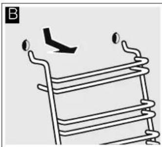 Junker JB11AB50 - Unhooking the rails - 2