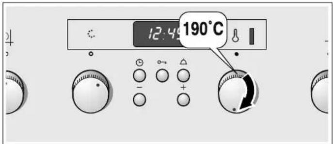 BLAUPUNKT 5HD32050 - Setting the type of heating and temperature - 2