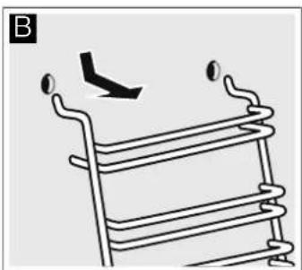 BLAUPUNKT 5HD32050 - Unhooking the rails - 2
