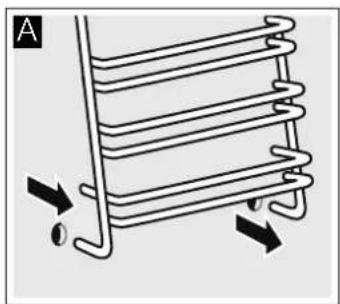 BLAUPUNKT 5HD32050 - Unhooking the rails - 1
